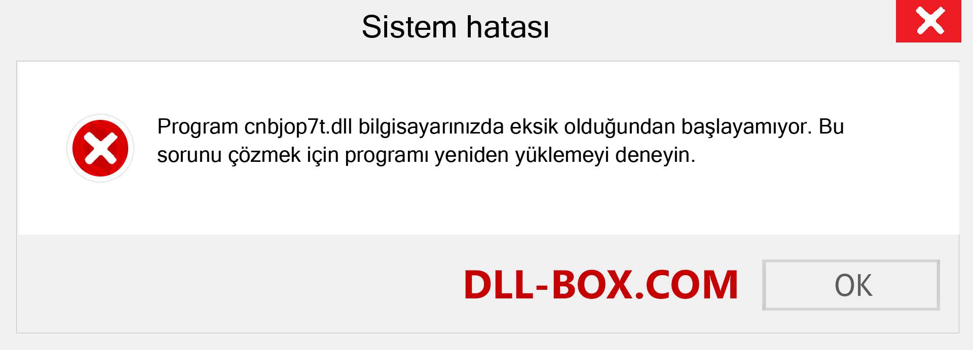 cnbjop7t.dll dosyası eksik mi? Windows 7, 8, 10 için İndirin - Windows'ta cnbjop7t dll Eksik Hatasını Düzeltin, fotoğraflar, resimler